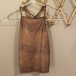 Sparkly Gold Tank Top